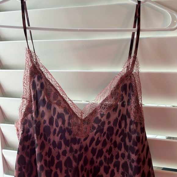 Victoria Secret Pinkish-Purple Leopard Print Slip Dress - Picture 5 of 5
